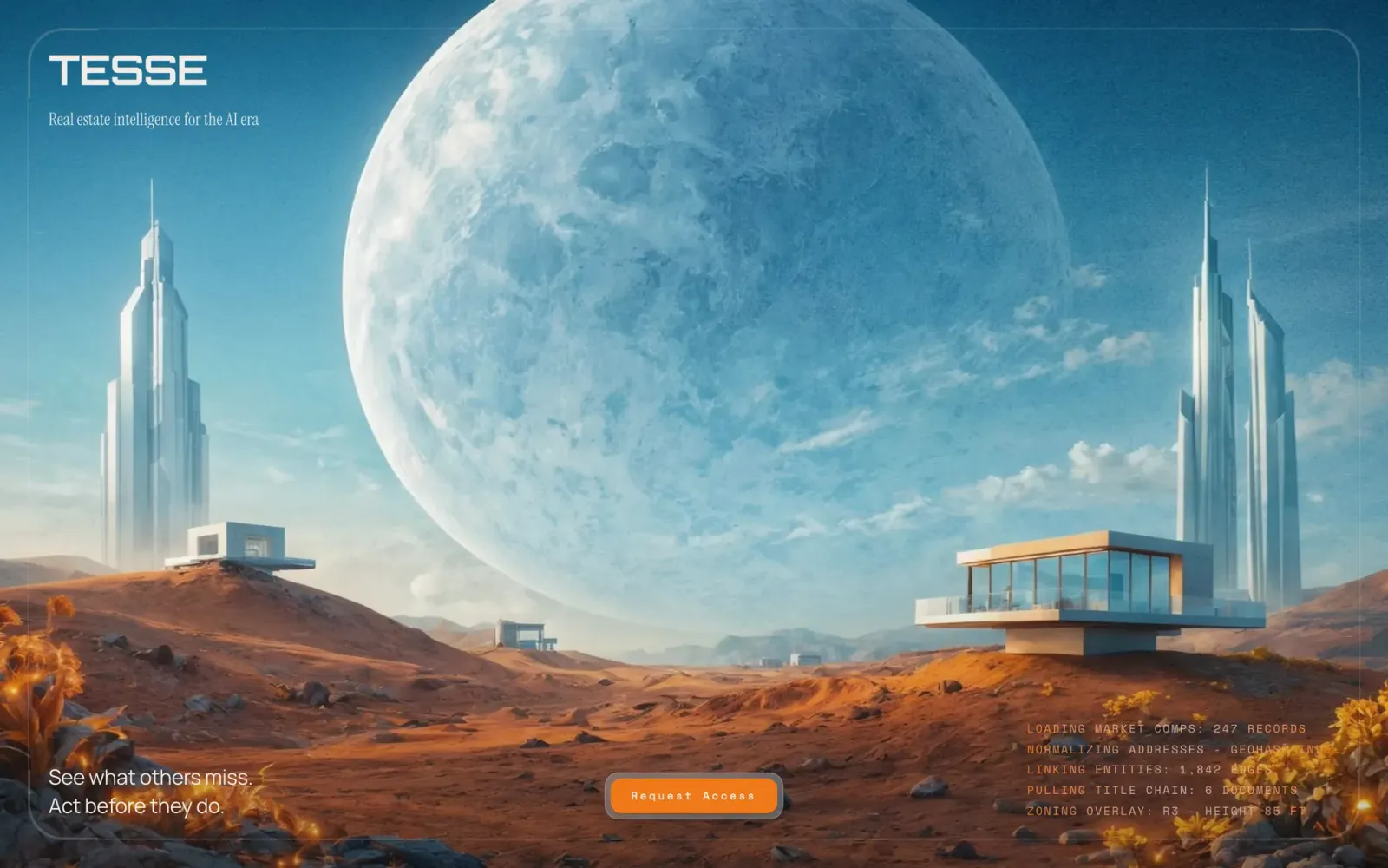 Tesse product site overview